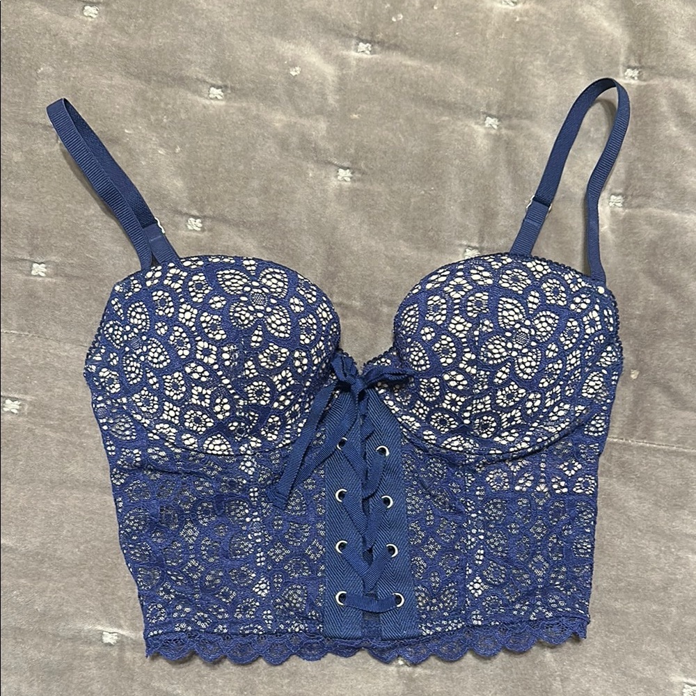 VS Blue Corset